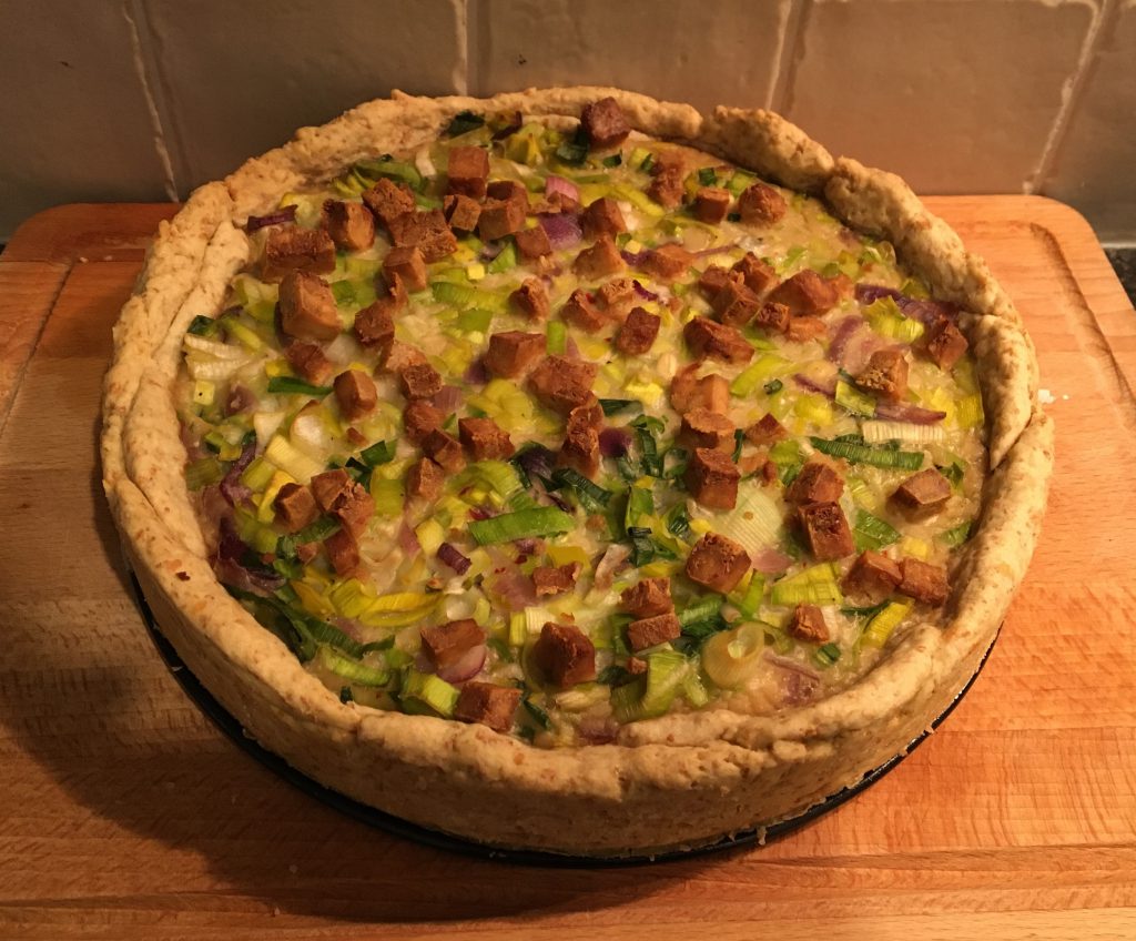 Vegan Leek Quiche